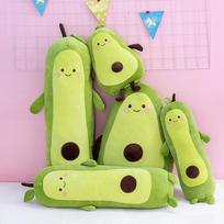 Avokado pliušinis lėlės pagalvė Didelė mieganti skudurinė lėlė Gimtadienio dovana mergaitei Doll 50cm (0.4kg)