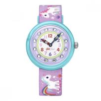 Flick Flock Fbnp033 Sunny Hours Magical Unicorns Kids Nato Watch FBNP033