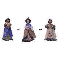 Witch Figure Decoration with Sound Effect and Light up Eye for Haunting House Decoration and Holiday Party Centerpieces