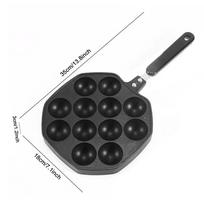 19 Hole Cake Pan Cast Iron Omelette Pan Non-Stick Cooking Pot Breakfast Egg Cooker Cake Mold Kitchen Cookware Kitchenware
