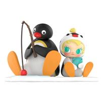 POP MART Baby Molly x PINGU Fishing Time Pop Mart Gachapon Blind Box Figure Plastic Model Premium Toy PVC Soft Vinyl Original Character Birthday Gift