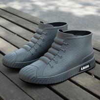Men s Waterproof Rain Boots Non slip Rubber Sole Lightweight Design Fashionable Daily Wear Footwear for Rainy Weather 39