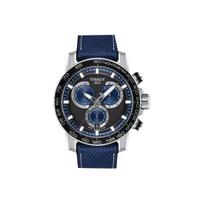 Tissot Drąsi kolekcija Kvarcinis mechanizmas Vyriški laikrodžiai Laikrodis 45,5 mm Juodas ciferblatas Nerūdijančio plieno korpusas T125.617.17.051.03 Blue Dial