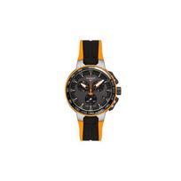 TISSOT Race Collection Kvarcinis Mechanizmas Vyriški Laikrodžiai Laikrodis 44.5mm Kavos Spalvos Ciferblatas Nerūdijančio Plieno Dėklas T111.417.37.441.04 Bronze Watch Dial