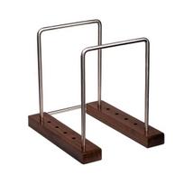 Wooden Vinyl Record Holder Heavy Duty Vinyl Record Display Storage Rack Book Magazines Music Albums Record Organizer Stand S