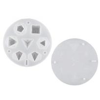 Large DND Dice Resin Molds for DIY Dices Making 7 Cavities Polyhedral Silicone Mold with Stereoscopic Design Epoxy Resin Molds balta