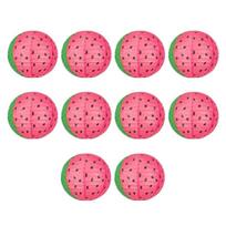 Pack of 10 Watermelon Fruit Themed Hanging Lanterns Colorful Party Decorations Paper Tissue Poms Flower Accessories rožinė