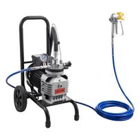 Diaphragm Airless Paint Sprayer, 1800 W Efficient Cart Airless Paint Sprayer, 3300 psi High Pressure, with Extension Pole, Cleaning Needle and Brush,