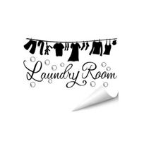 Yousheng Laundry Room Wall Decals Funny Quotes PVC Wall Stickers Removable Peel And Stick DIY Wall Art Sign for Laundry Room Laundromat A