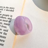 Fashion Solid Color Wide Oval Resin Ring for Women Girl Retro Vintage Jewelry Y2k Hip Hop Women Rings 2026 NEW INS Punk Ring Size 7