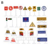 Game Mat Identify Ability Vivid Fabric Urban Construction Engineering Small Map Toy for Kids B