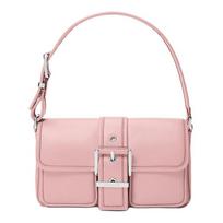MICHAEL KORS Colby Logo Internal Slip Pocket Leather Shoulder Bag Medium Women's Pink rožinė
