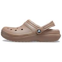 Crocs Classic Lined Clogs Unisex Latte 203591-2Q9 41-42 gray