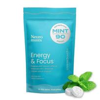 (1 vnt) Mėtų skonio NeuroGum Energy su kofeinu kramtomoji guma, 90 tablečių