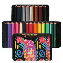 Ben Fan'er Colored Pencils Set: 372-Color Collection with Oil-Based Pencils in Tin Box, Square Barrel, Including 180 Doodle Colors. Oil-Based Colored Pencils