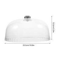 Cake Dome Cover Acrylic Food Clear for Covered Simple and Lightweight Dustproof Small Plate