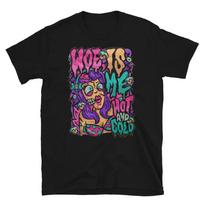 WOE IS ME Pop Singer-Rip Hot and Cold Punk Goes Pop Emo Band T-Shirt L