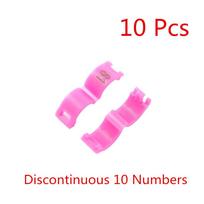 Bird carrying tool Inner 2.7/ 3/4/4.5/5mm Canary Clip Ring Bird Pigeon Small Parrot Leg Rings Birds Foot Rings Bird Clip Ring (Pink,2.7mm) rožinė