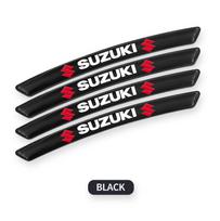 4pcs Aluminum Logo Car Wheel Rim Hub Sticker Car Decoration For Suzuki Celerio
