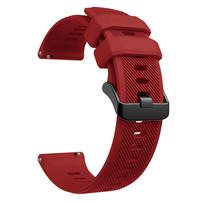 Apyrankė Laikrodžio dirželis Garmin Venu 3 2 išmanajam laikrodžiui Minkštas silikoninis 22 mm laikrodžio dirželis Realme Watch 2 pro/Realme Watch S dirželis 22mm Universal raudona