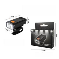 Dviračio priekinis žibintas Galinis žibintas USB įkraunamas LED Kalnų dviračio lempos priedai Lauko dviračio vandeniui atsparus dviračio žibintas O5N7 1pc-400mAh