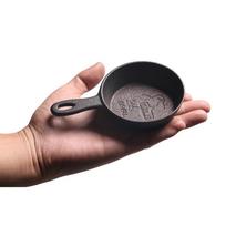 8,5 cm ketaus neprideganti mini kiaušinių keptuvė, skirta virtuvės reikmenims juoda