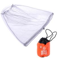 Mosquito Bee Insect Mesh for Head Face Protector Fishing Hunting Net Hat Mask Ca šviesiai pilka spalva