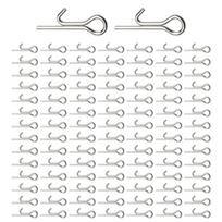100pcs Stainless Assist Rig Hook Connecting Pin Soft Fishing Lures Baits Stingers Needle Fishing Tackle Accessories 1