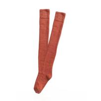 Warm Thigh-high Socks, Women's Over-the-knee Socks, Versatile Loop Socks, Mid-calf with Fleece for Autumn and Winter, High-calf Anti-slip Fleece 1 pair plytų raudona spalva