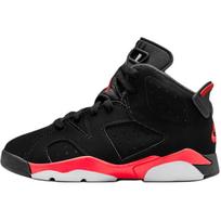 Air Jordan 6 Retro PS Reverse Infrared Pardavėjo Vaikų Sportbačiai Juodi Šviesiai Raudoni IQ1277-001 28 black