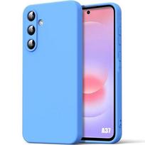Case for Samsung Galaxy A37 5G, Soft Flexible Silicone Protection Slim Anti-Scratch Blue mėlyna