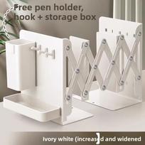 Book Storage Shelf, Telescopic and Foldable Desk Bookshelf for Students in Classrooms, with Thickened Partitions balta