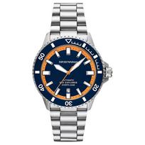 Emporio Armani Sea Explorer Automatinis Nerūdijančio Plieno Laikrodis AR60090 Blue Dial
