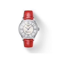 TISSOT Women's Tourelles Collection Watch T099.207.16.118.00 White Dial Red Belt white