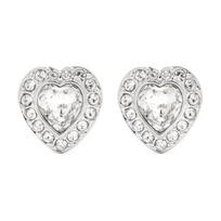 Swarovski Ariana Grande Capsule Collection Inlaid Design Rhodium Plated Earrings Women earrings Silver 5720859 Box (Random Color)