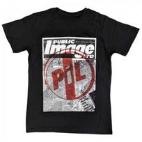 PIL (Public Image Ltd) Unisex Adult Poster Cotton T-Shirt S juoda