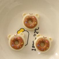 10Pcs New Cute Animal Bear, Cake, Chocolate Resin Cabochon Scrapbooking Diy Jewelry Hairpin Craft Decoration Accessories A82