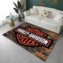Classic H-Harleys Racing Moto Carpet Rug for Playroom Bedroom Living Room Sofa Home Decor,kid Game Area Rug Non-slip Floor Mat 40x60cm