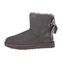 UGG Classic Bow Warm Short Snow Boots Women boots Charcoal 1100212W-CHRC 36