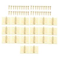 50Pcs 10*8mm Mini Angle Hinge Invisible Miniature Cabinet Furniture Fittings Jewelry Case Support DIY Cabinets Home Hardware