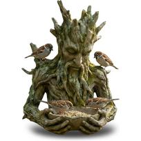 Tree Face Bird Feeders for Outdoors, Resin Hanging Tree Bird Feeder,Forest Guardian Bird Feeder Sculpture Outdoor Decor for Patio, Garden, Yard juoda