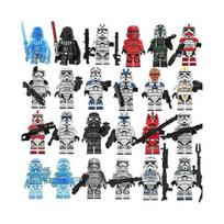 24 vnt./rinkinys Žvaigždžių karų konstruktoriai Jedi meistras Lukas Dartas Veideris Veiksmo mini figūrėlės žaislai