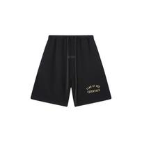 E852 Fear Of God Essentials raidės sportinės šortai Unisex didelio dydžio medvilniniai su raišteliu elastine juosta Gatvės stiliaus laisvalaikio sportiniai šortai S