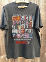 Aphex Twin Parody Anxiety Has Many Faces Charcoal Unisex Tshirt Reprint S-5XL Unisex T-Shirt XL