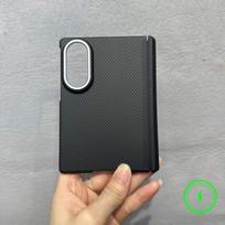 Premium Business Carbon Fiber Pattern Shockproof Back Case For Samsung Galaxy Z Fold 8 Slim for Magsafe Hinge Full-Protect Cover Galaxy Z Fold 8