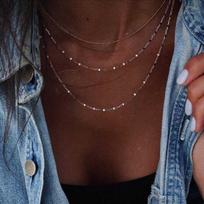 Trendy Bohemian Multi-Layer Choker Necklace for Women