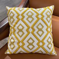 Nordic Embroidered Pillow Sofa Cushion Living Room Chair Backrest Pillow Bay Window Sample Room Decoration Pillow Case Does Not Include Core 45 * 45Cm (pillowcase)
