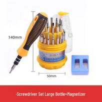38-in-1 Multifunction Ratchet Wrench & Screwdriver Bit Set for Household & Mechanical Repairs
