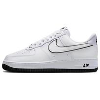 Nike Air Force 1 '07 Low Balti Juodo Kontūro Swoosh Sportbačiai DV0788-103 41 gray