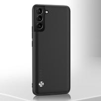 Prabangus odinis telefono dėklas, skirtas Samsung Galaxy S20 FE S21 Plus Note 20 Ultra A50 A70 A51 A71 M21 M30S, silikoninis dėklas Coque S21 juoda